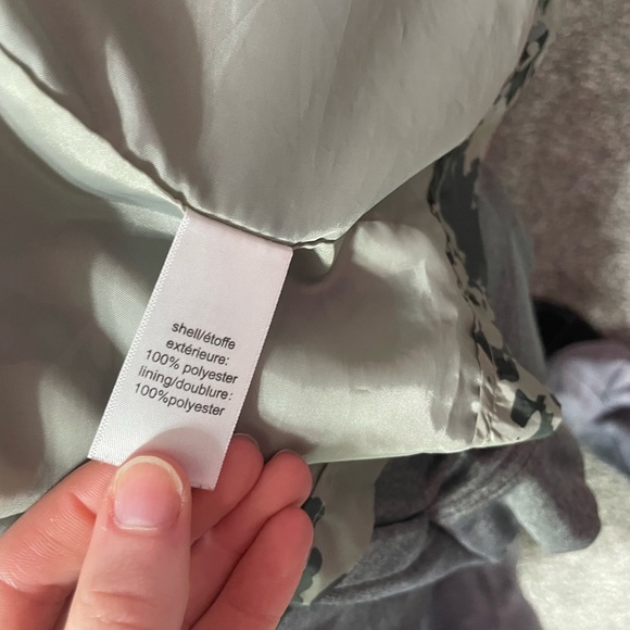 Maurices rain jacket green flowers, size medium. - Picture 8 of 8